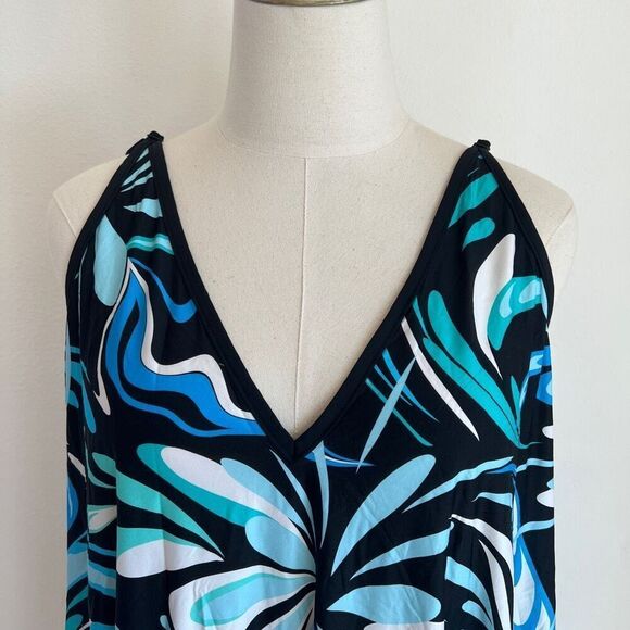 Coco Reef Darling Cover Up Beach Dress Black and Blue Size Small NWT - Picture 3 of 13